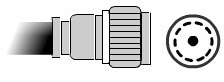 The figure illustrates a cross-section view of an N-Type connector.